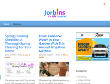 Tablet Screenshot of jorbins.com